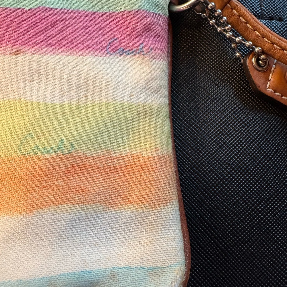 Coach Hampton Watercolor Wristlet with Hang Tag - Picture 4 of 12